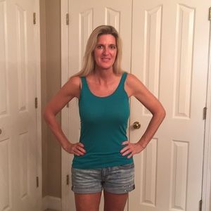 Teal tank top